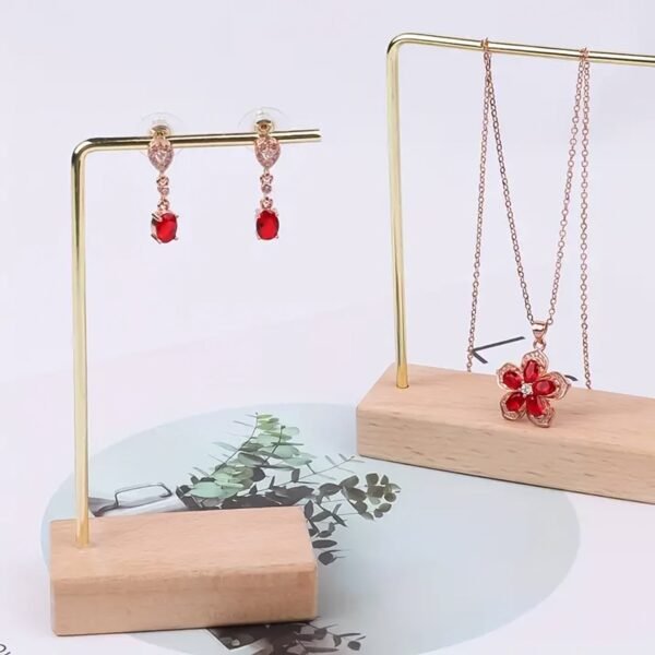 Small Jewellery Display Stand Metal Rack Holder Earrings (1 Pc) - Image 3