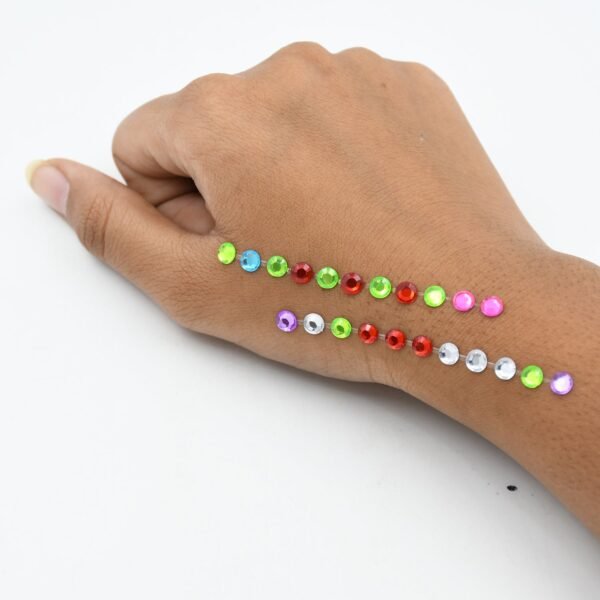 Self Adhesive Multi Size Shaped Shining Stones Crystals Stickers For Art & - Image 3