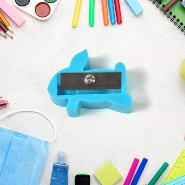 Plastic Small Cute Pencil Sharpener (1 Pc / Mix Design & Color) - Image 5