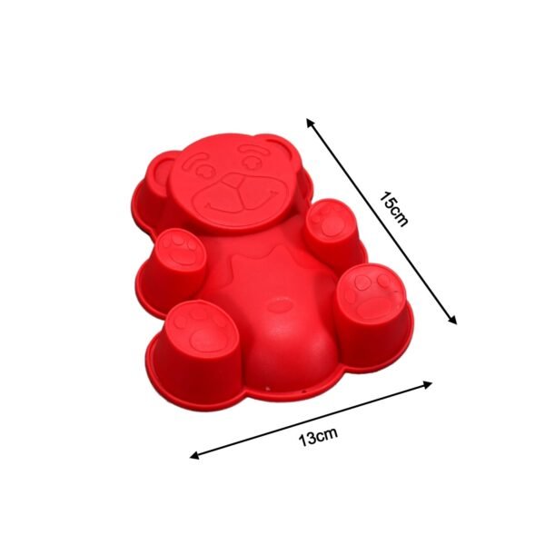 Set of 4 Silicone Animal Moulds for Cake, Chocolate, Soap & Candle Making - Image 5