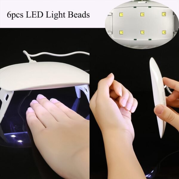 UV LED Lamp Nail Dryer Mini Portable Nail Lamp Professional  (1 Pc) - Image 5