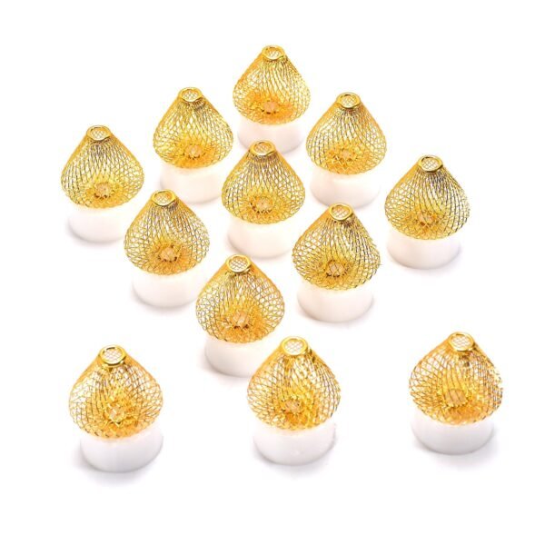 12Pcs Flameless LED Tea Light Candles for Home & Event Decor - Image 4