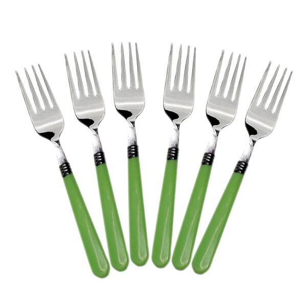Stainless Steel Forks with Comfortable Grip Dining Fork Set of 6 Pcs - Image 4