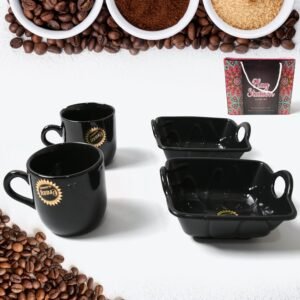 Play Station Ceramic Tea / cups / Mug Set With Handle Serving Bowl Milk Cup,