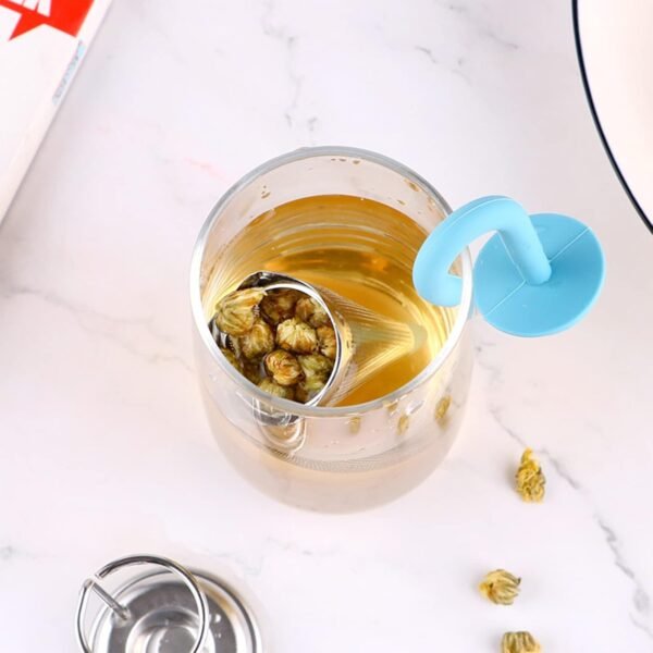 Reusable Cute Umbrella Tea Strainer Without Tray / Stand (1 Pc / Mix Color) - Image 5