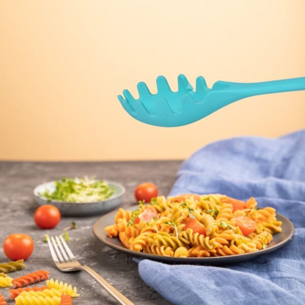 Pasta Fork Utensil - Heat-Resistant Non-Slip Spaghetti Serving Spoon (29cm) - Image 3