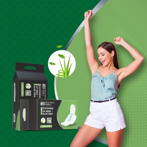 Sanitary Pads for Women With Goodness of Neem & Aloe Vera | Ultra Thin | - Image 5