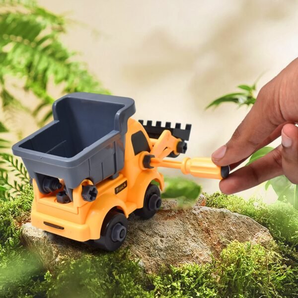 Engineering vehicles Nut Assembly Vehicle Toy, DIY Nut Assembly Vehicle Model - Image 5