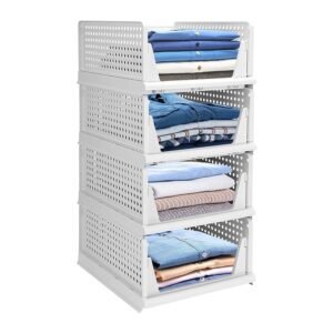 Clothes Organizer 4 layer Drawer for Wardrobe Cupboard Organizer for Clothes