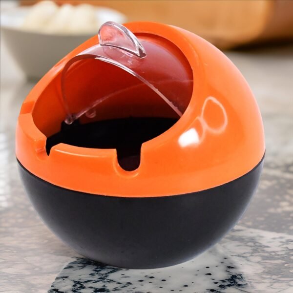 Ball Ashtray PP Plastic Windproof with Lid Indoor Outdoor Patio Car Portable - Image 4