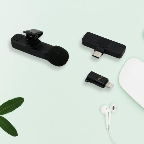 Intelligent Noise Cancelling Live Streaming Clip on Microphone for Type-C & for - Image 5