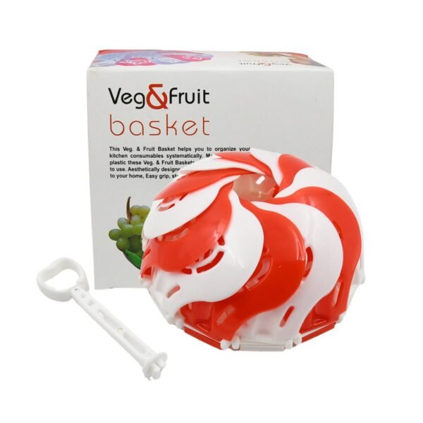 Folding Fruit Basket with Hanging Stand ? Lotus Shape Tray for Fruits & - Image 4