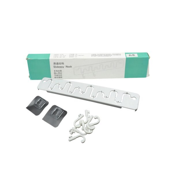 Adjustable Wall Hook: Slides for Easy Access (Bathroom & Home) - Image 4