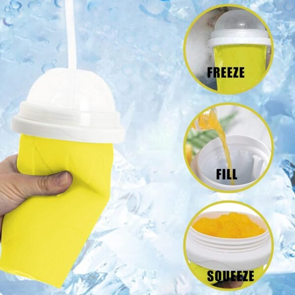 Smoothies Maker Cup, Magic Quick Frozen Smoothies Cup Cooling Cup Double Layer - Image 5