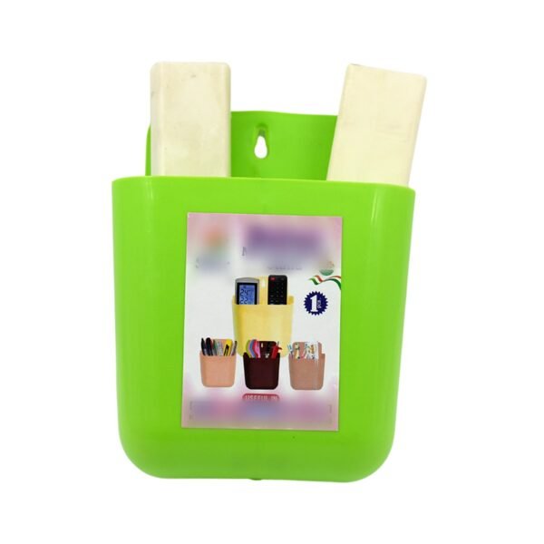 2-Section Multipurpose Wall Holder ? Mobile, Remote & Makeup Brush Storage (1 - Image 4
