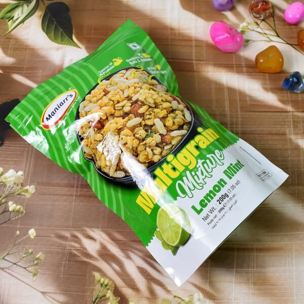 Maniarr's Lemon Mint ROASTED MULTIGRAIN MIXTURE (200Gm) - Image 4