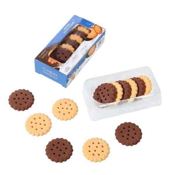 Pack of 6 Erasers Erasers Stationery School Rubber Schools Sketches Office Sign - Image 4