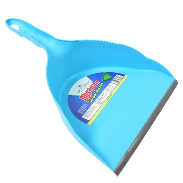 Heavy Plastic Dustpan with Handle (1 Pc) - Image 3