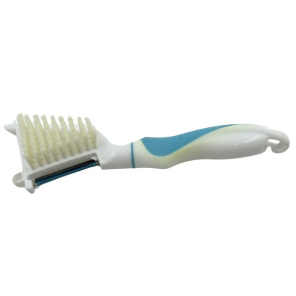 Multipurpose Peeler Brush ? Stainless Steel Peeler with Cleaning Brush (1 Pc) - Image 4