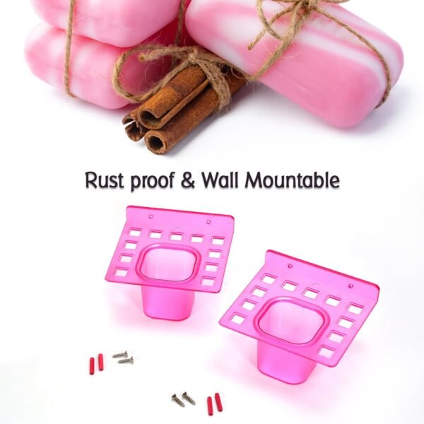2-in-1 Tumbler Dish & Toothbrush Holder (2-Pcs) - Image 5