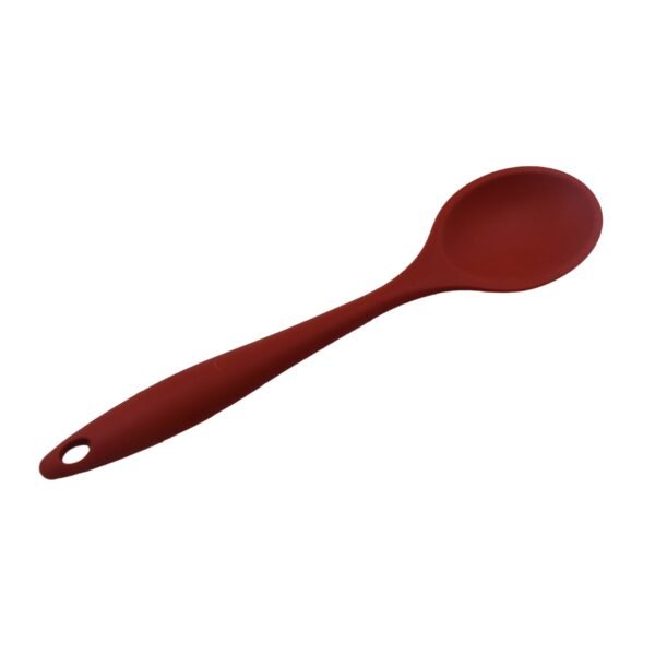 HEAT RESISTANT SILICONE BASTING SPOON NON-STICK SPOON HYGIENIC SOLID COATING - Image 4