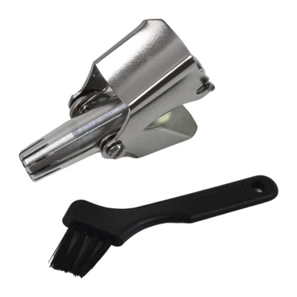Nose Hair Clipper, Stainless Steel Hair Remover (1 Pc / With Brush & Plastic - Image 5