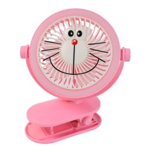 USB Portable Mini Desk Fan with Light ? Personal Table Fan for Office, School &