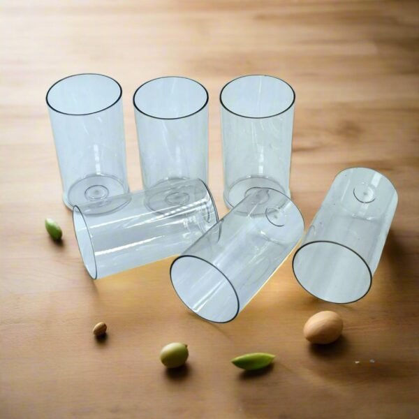 Ganesh Classic Plastic Glass Set of-6 (Each Glass 350ml) - Image 3