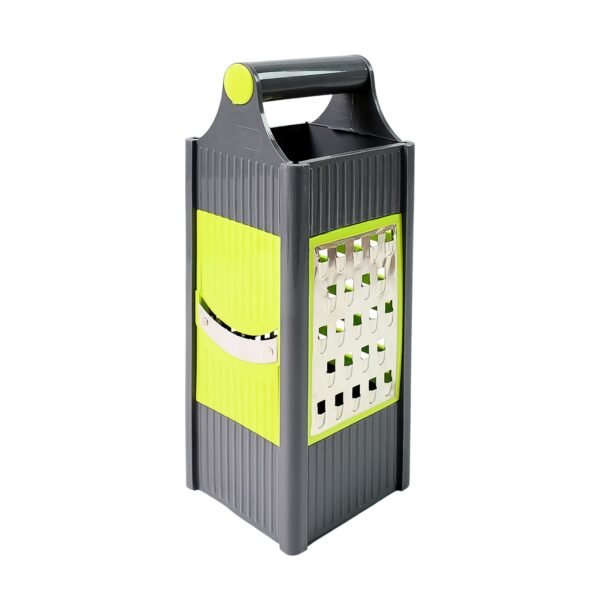 Steel and Plastic 4 in 1 Vegetable & Fruit Slicer Grater / Slicer (1 Pc) - Image 5