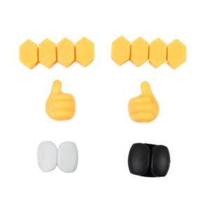 Self Adhesive Hooks for Cable Clips, Desktop Cable Organizer (6 Pcs Set / Mix