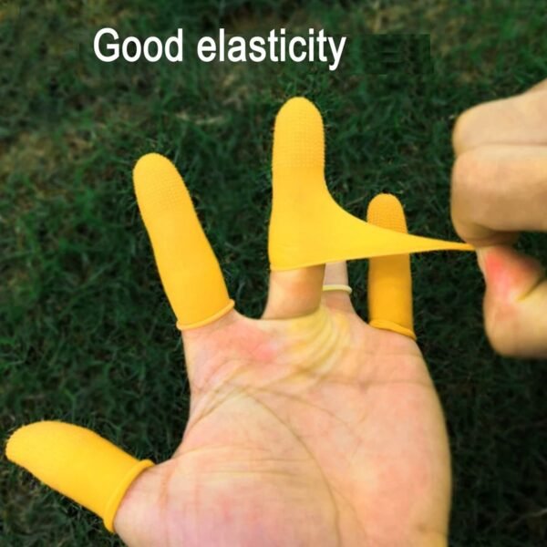 Finger Caps, Silicone Finger Protectors Sleeves (Finger Cots / 145 Pcs Set - Image 3