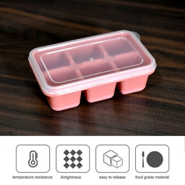 6-Cavity Silicone Ice Tray ? Ideal for Kitchen & Home Use - Image 3