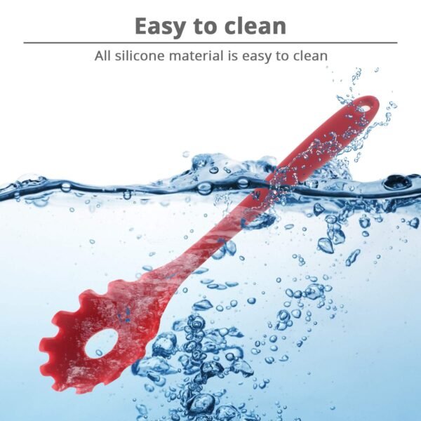 Pasta Fork Silicone Cookware Spaghetti Strainer Server Spoon no Hurt The Pot - Image 5
