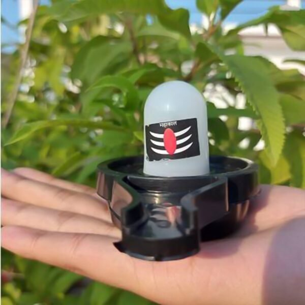 Water Sensor LED Shivling Idol for Pooja & Festivals - Image 5
