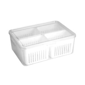 Fridge Storage Box ? Freezer & Kitchen Organizer for Vegetables & Food (1 Pc)