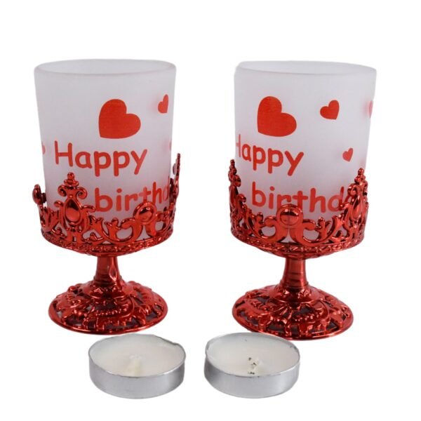 Tealight Holder Stylishly Shaped Candle Diya Stand Plastic Beautiful Design - Image 5