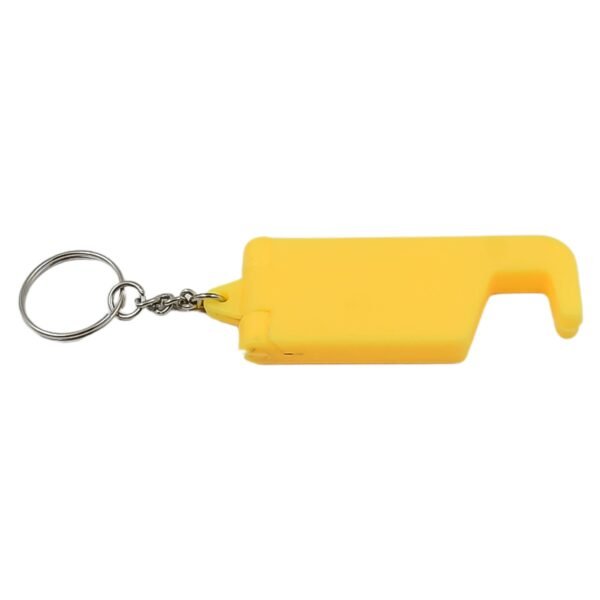 2 in 1 Plastic Keychain with Mobile Stand / Phone Holder (1 Pc / Multicolor) - Image 4