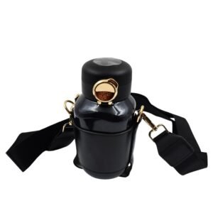 Thermos Steel Bottle, Push Button | Fashion Cup Temperature Display Bottle (420