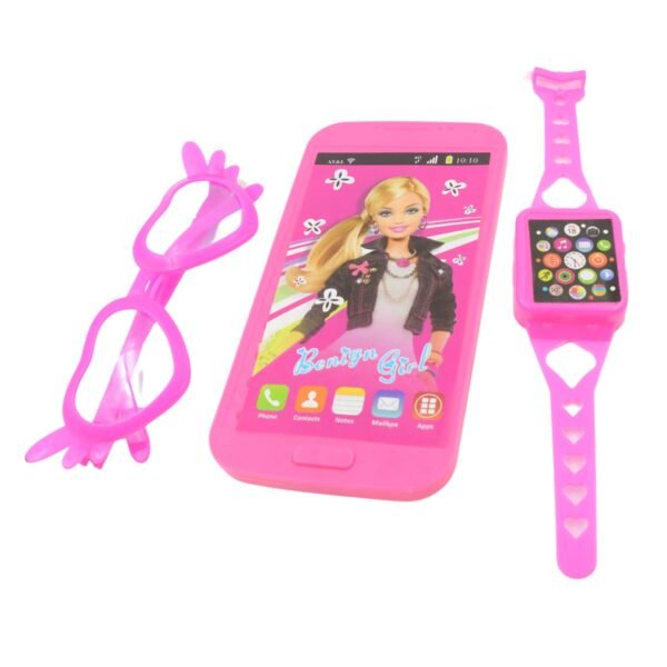 Barbiee Musical Phone, Watch & Glasses Set for Girls ? ABS Calling Toy - Image 5