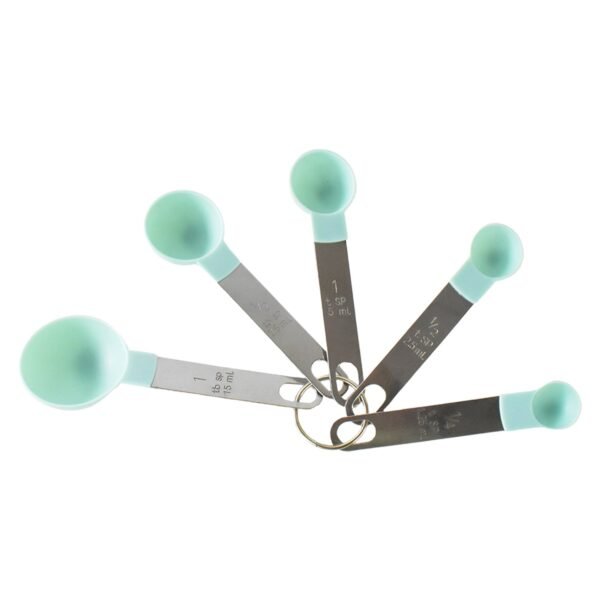 Stainless Steel and Plastics Measuring Spoon (Set of 5 Pc) - Image 4