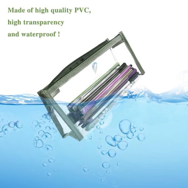 Transparent Zipper Closing Pouch (1 Pc) - Image 4
