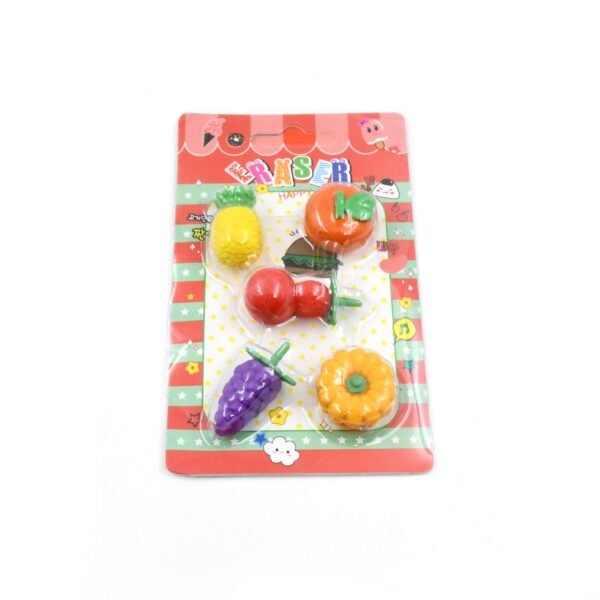3D Mix Design Fancy & Stylish Colorful Erasers ? Cute Novelty Eraser Set for - Image 5