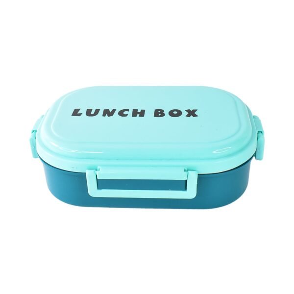 3 in 1 Spicy Bite Stainless Steel Lunch Box With Plastic Small Box & Spoon (1 - Image 5