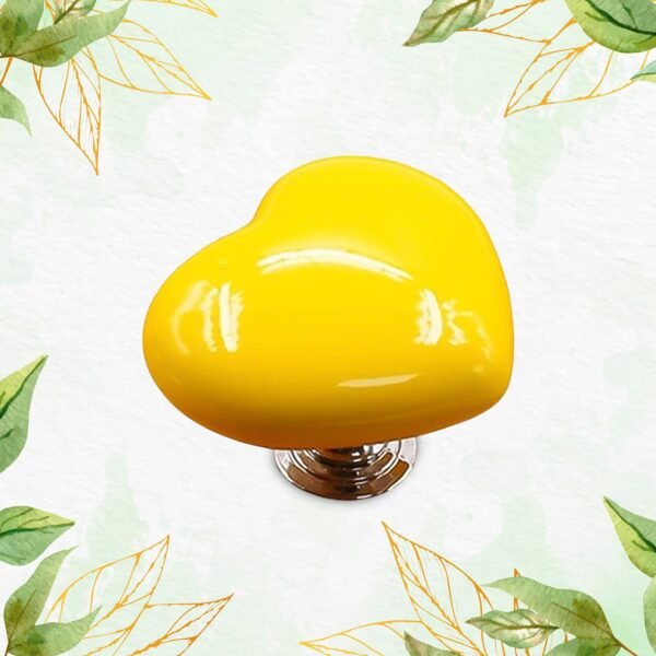 Multipurpose Cabinet Door Handle Drawer, Heart-shaped Knob Pulls Toilet Press - Image 5