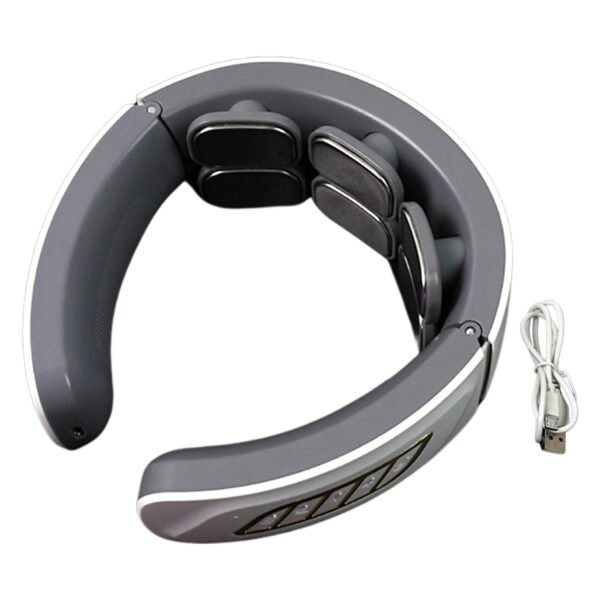 6 Heads Smart Electric Neck and Back Pulse Massager Wireless (1 Pc) - Image 5