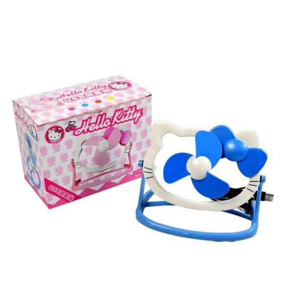 Hello Kitty Cute Mini USB Desktop Fan ? Bright Color, Personal Desk Fan - Image 4