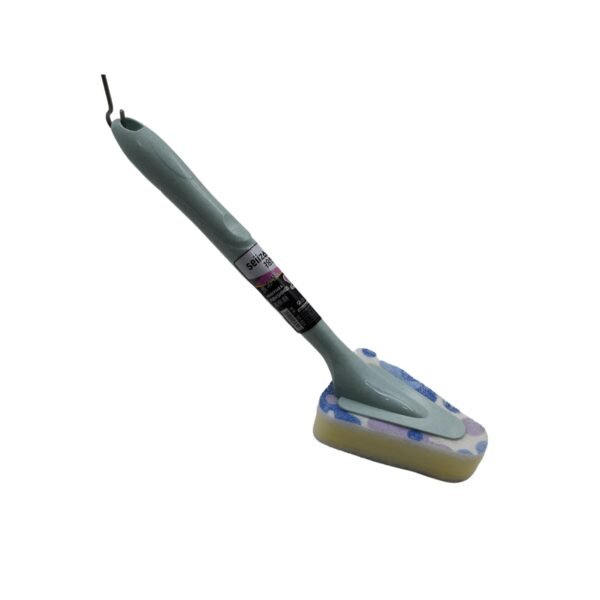 Triangular Sponge Brush ? Long Handle Multipurpose Kitchen & Bathroom Cleaning - Image 4