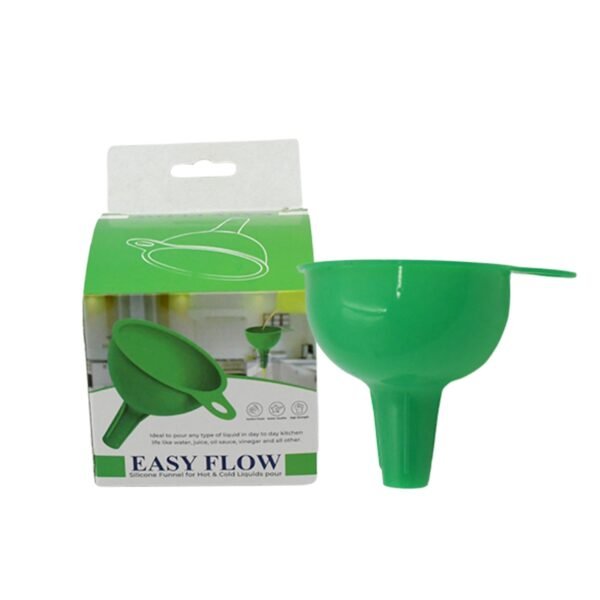 Silicone Funnel For Pouring Oil, Sauce, Water, Juice And Small Food-Grains (1 - Image 4