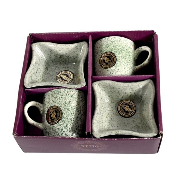 Ceramic Tea / cups / Mug Set Including Snacks / Serving Bowl Milk Cup, Coffee - Image 4