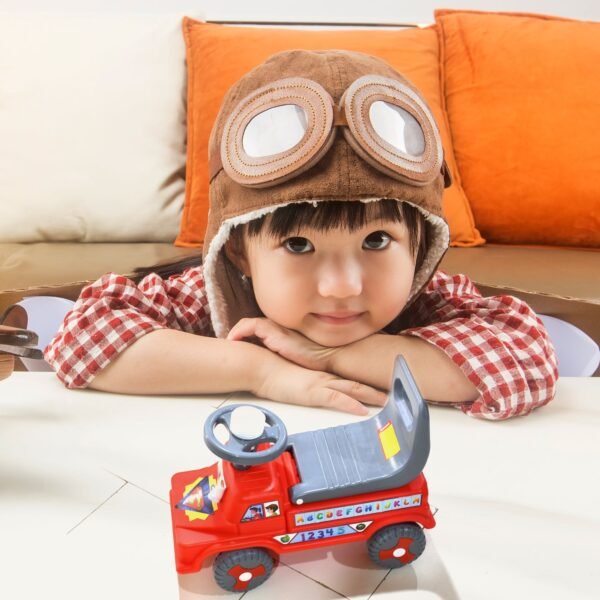 Kids Baby Ride-On Push Car with Musical Horn & Backrest ? Perfect Toy for - Image 3